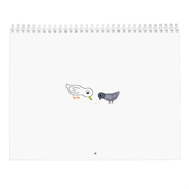 calendário Amigos do excelente (Verso)