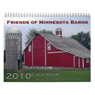 Calendário Amigos do Minnesota Barns 2010 Calendar