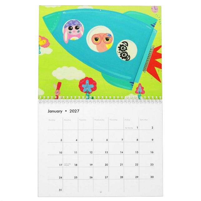 Calendário Amigos Loving, vida Loving 2009 (Jan 2027)