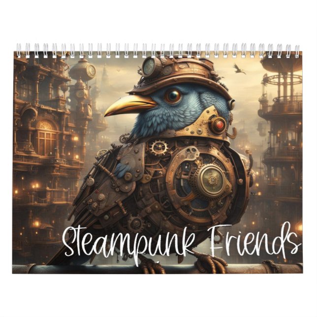 Calendário Amigos Steampunk (Capa)