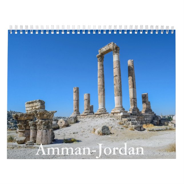 Calendário Amman-Jordan Calendar (Capa)