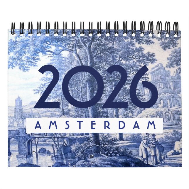 Calendário Amsterdam Calendar 2026 (Capa)