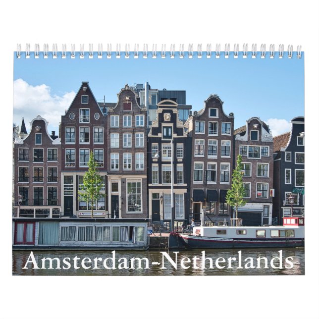 Calendário Amsterdam-Netherlands Calendar (Capa)