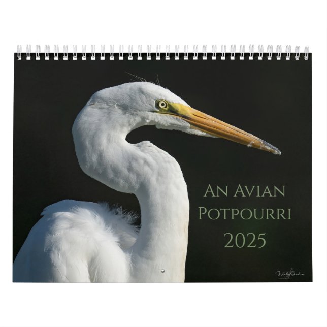 Calendário An Avian Potpourri 2025 (Capa)