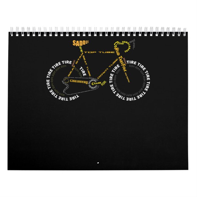 Calendário Anatomia da Bicicleta    CicloO Ciclismo da Bicicl (Capa)