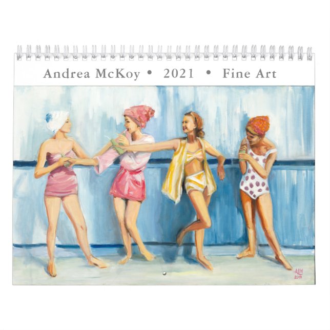 Calendário Andrea McKoy Fine Art 2021 Calendar - Edição I (Capa)