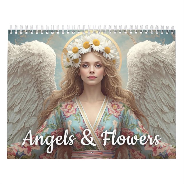 Calendário Angels & Flowers (Capa)