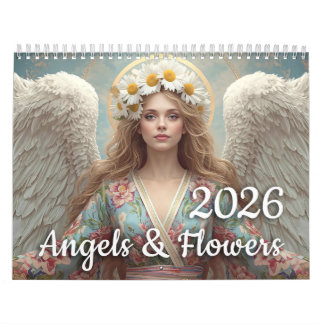 Calendário Angels & Flowers 2026