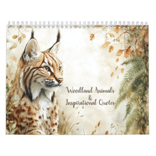 Calendário Animais da Floresta & Citações Inspiradoras 2027