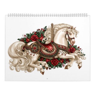 Calendário Animais de Carrossel  