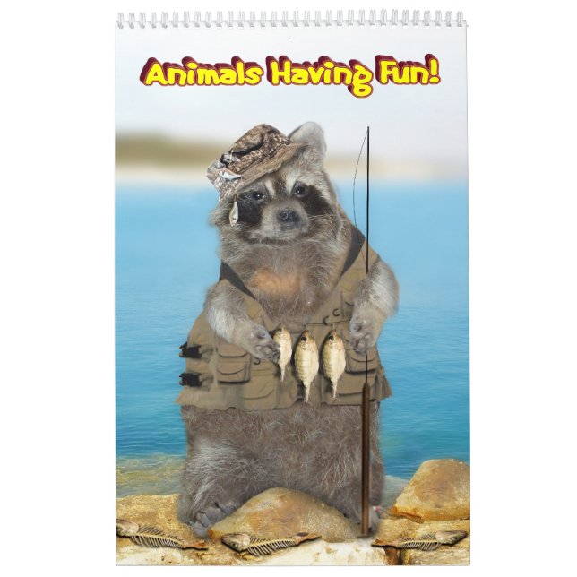 Calendário "Animais Divertidos! "Calendário (Capa)