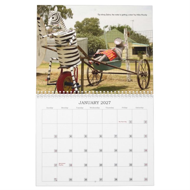Calendário Animais no Bikes 2011 Ezy Rider (Jan 2027)