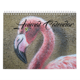 Calendário Animais Pets Vida Selvagem Amor Destino
