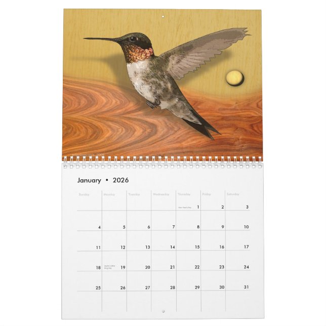 Calendário animais selvagens 2009 do arteology (Jan 2026)