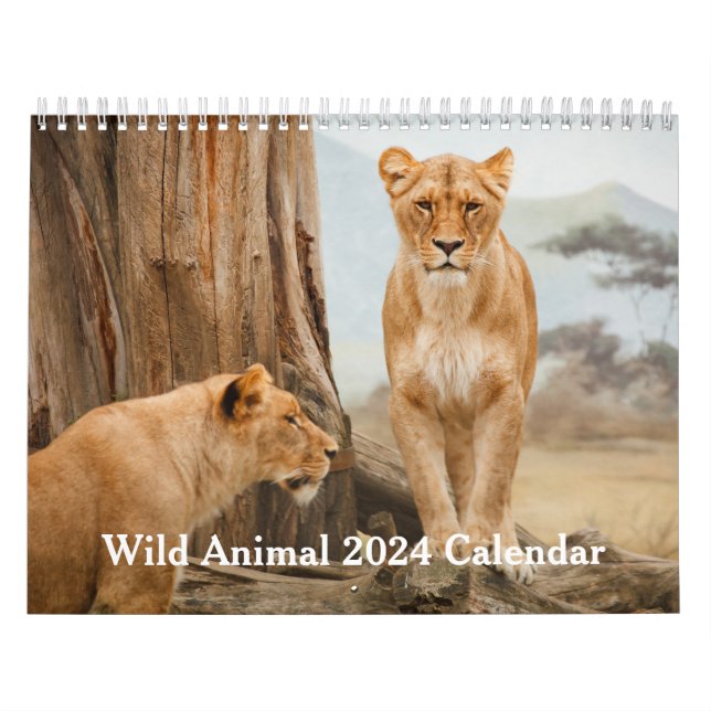 Calendário Animais Selvagens 2025 (Capa)