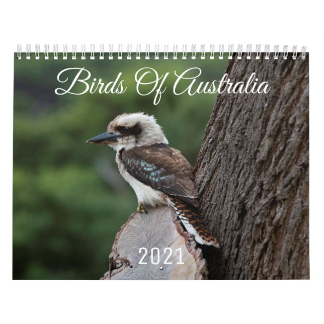Calendário animal 2021 Aves da Austrália (Capa)