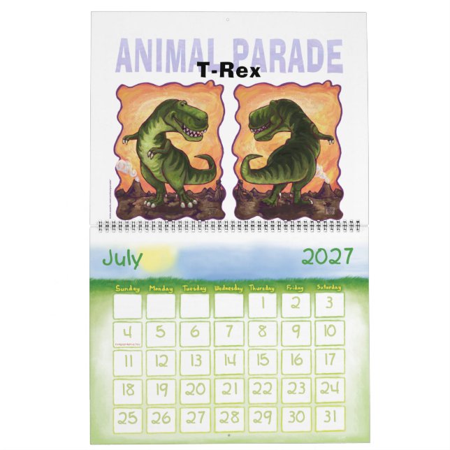 Calendário Animal Parade Calender (Jul 2027)