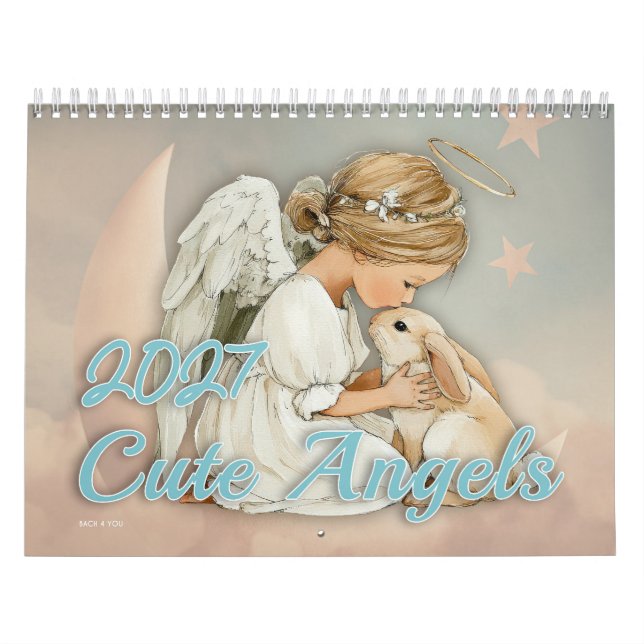 Calendário Anjos Fofos 2027 (Capa)