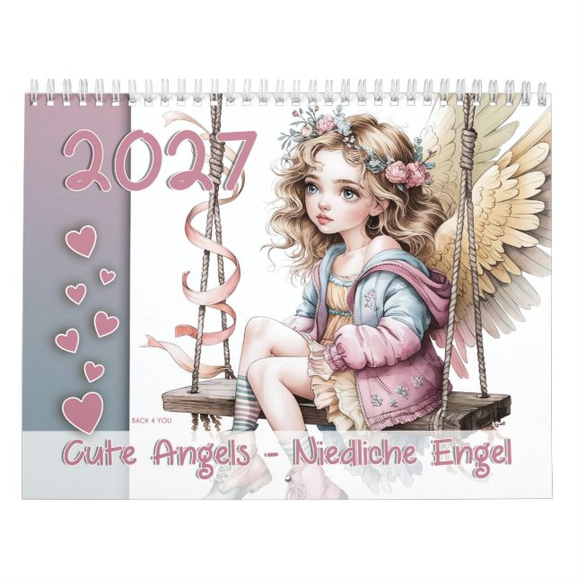Calendário Anjos Fofos – Anjos Lindos 2027 (Capa)