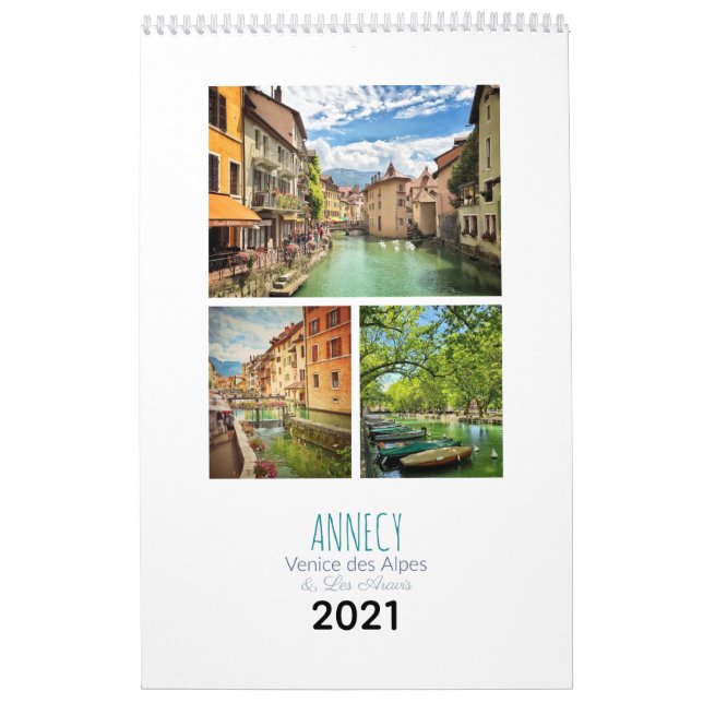 Calendário Annecy e Les Aravis, Haute-Savoie 2021 Calendar (Capa)