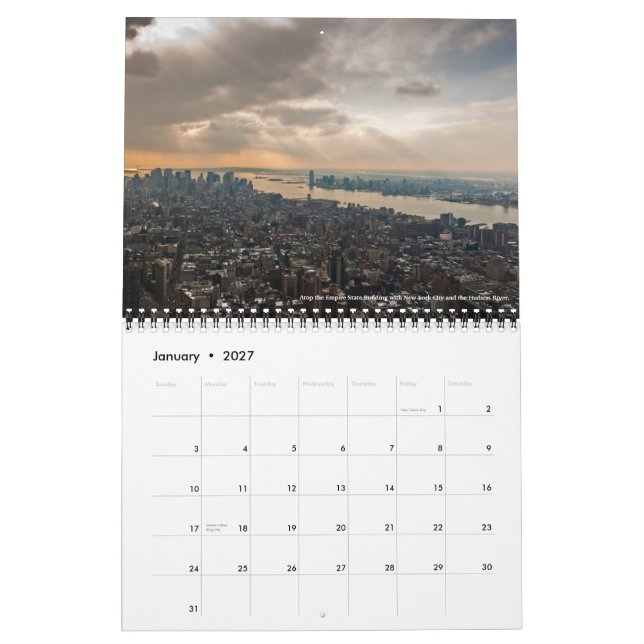 Calendário Ano civil 2012, Bryan Fisher (Jan 2027)