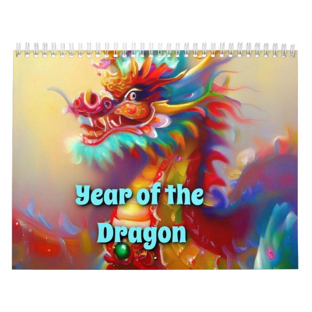 Calendário Ano do Dragão (Capa)