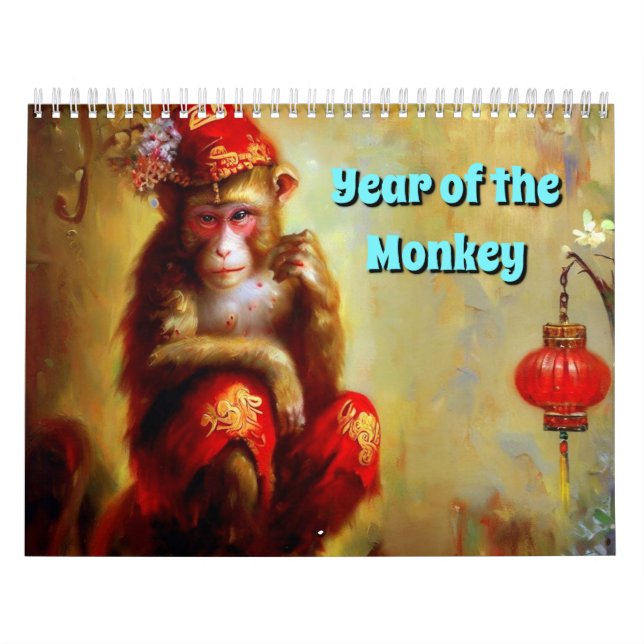 Calendário Ano do Macaco (Capa)