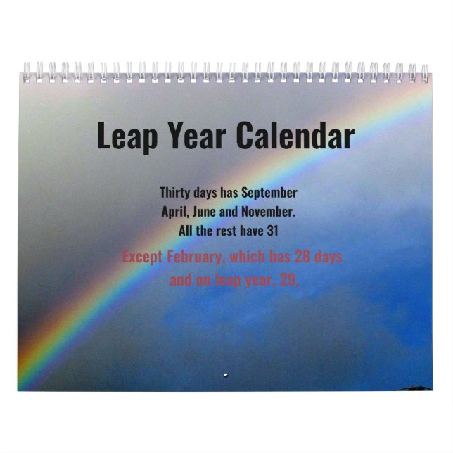 Calendário - Ano Leap (Capa)