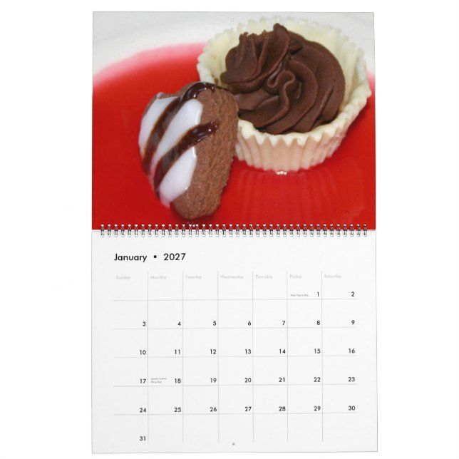CALENDÁRIO ANO SABOROSO CALENDA DO CHOCOLATE (Jan 2027)