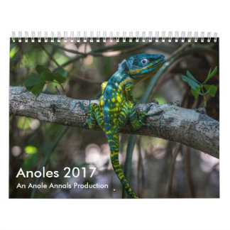 Calendário Anoles 2017 - Uma produção dos anais de Anole