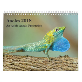 Calendário Anoles 2018 - Uma produção dos anais de Anole
