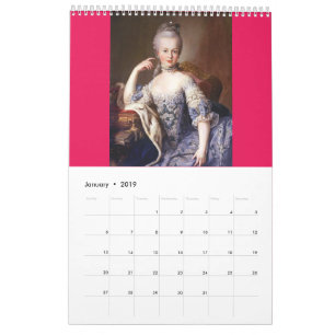 Calendário antoinette - Marie Antoinette