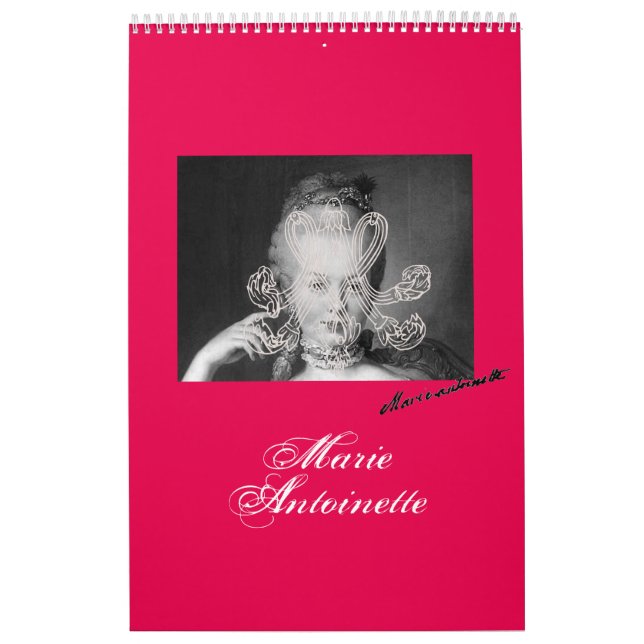 Calendário antoinette - Marie Antoinette (Capa)