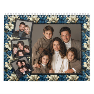 Calendário Anual da Família de Flores de Amarílis 
