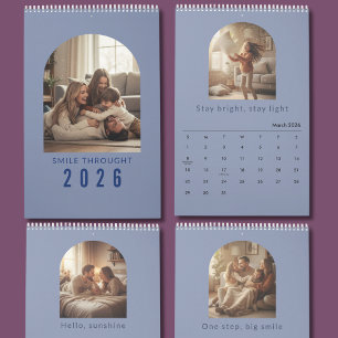 Calendário Anual de Parede Personalizado com Suas
