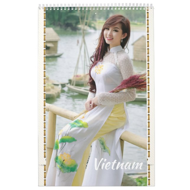 Calendário Ao Dai — Vietname tradicional (Capa)