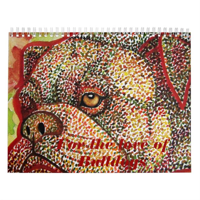 Calendário Apenas buldogues (Capa)