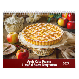 Calendário Apple Cake Dreams – A Year of Sweet Temptations