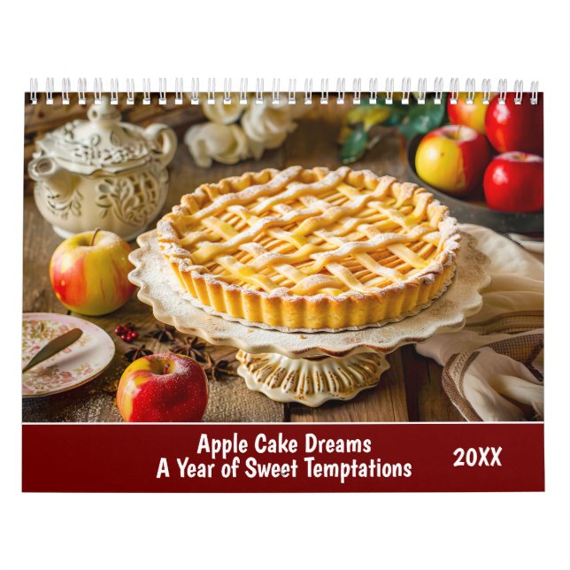 Calendário Apple Cake Dreams – A Year of Sweet Temptations (Capa)