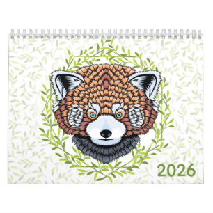 Calendário Aquarela Botânica Floral da Vida Selvagem 2026