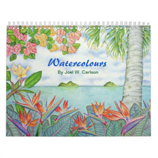 Calendário Aquarelas