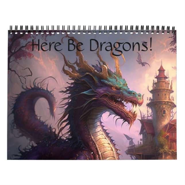 Calendário Aqui Esteja Dragão! (Capa)