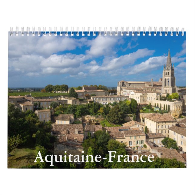 Calendário Aquitaine-França (Capa)