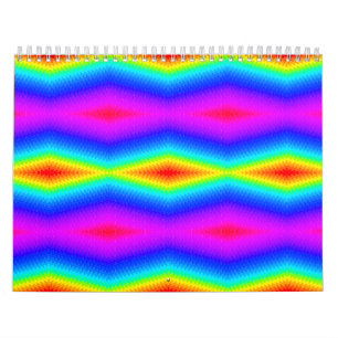 Calendário Arco-íris tinto