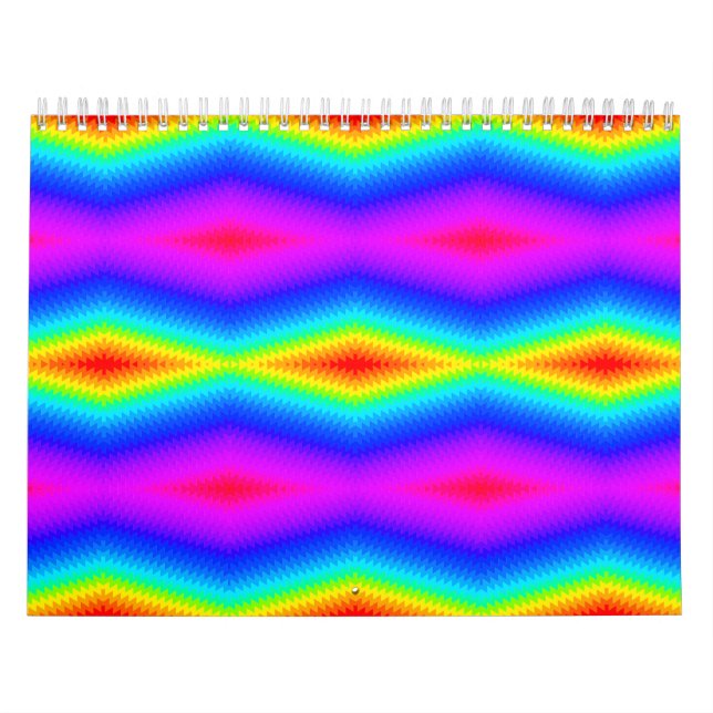 Calendário Arco-íris tinto (Capa)