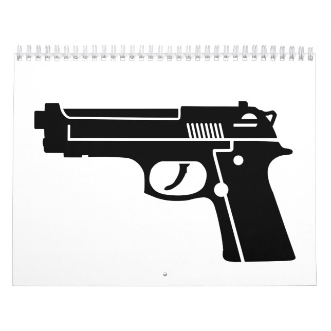 Calendário Arma preta (Capa)