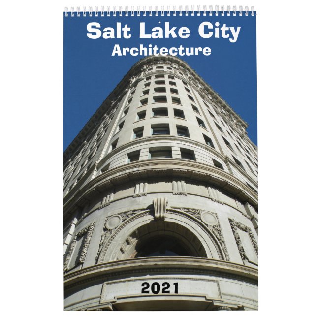Calendário arquitetônico de Salt Lake City - 2021 (Capa)