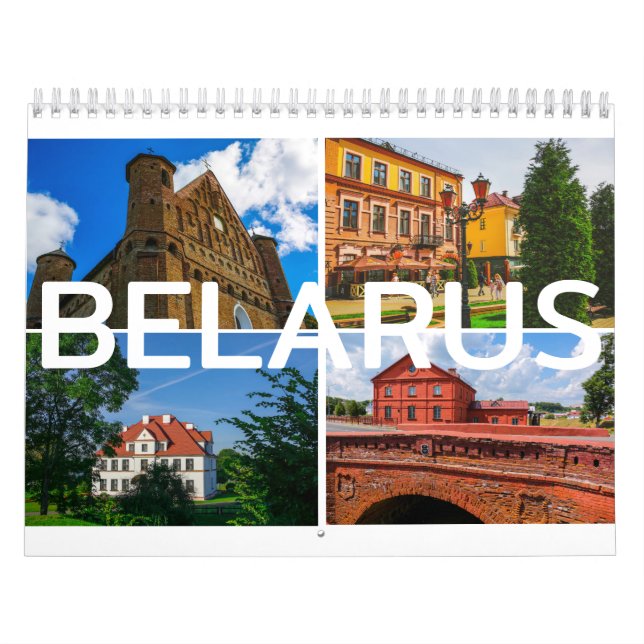 Calendário Arquitetura da Bielorrússia - Paisagem de Minsk Br (Capa)