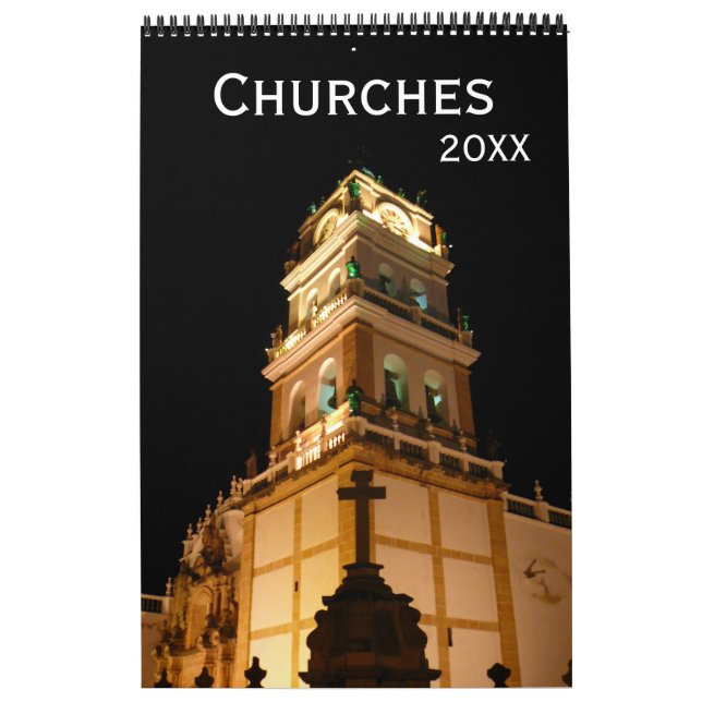 Calendário arquitetura da igreja (Capa)