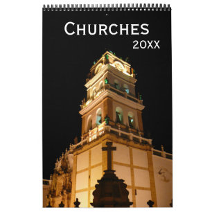 Calendário arquitetura de igrejas